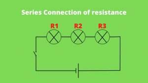 Series combination of resistances