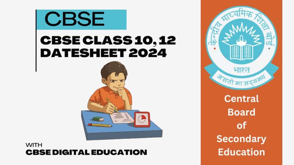 Cbse Class 10 12 Datesheet 2024 To Be Out Soon Check Cbse Latest